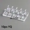 Modelo Popular Transfronterizo Acrílico Transparente Ojo de Gato Base para Práctica de Manicura Soporte para Uñas No Magnético Pieza de Ajedrez Soporte Portátil para Exhibición de Uñas
