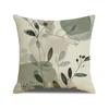Almofada Decorativa Versátil com Estampa Floral para Primavera e Verão, Almofada de Sofá para Decoração de Casa Nórdica, Poliéster Respirável Confortável