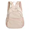 Nueva Mochila Escolar para Estudiantes de Color Sólido Estilo Coreano con Diseño de Nicho, Mochila Versátil de Gran Capacidad para el Trabajo Diario, Mochila Ligera de Viaje para Mujeres