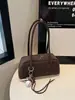 2026 Nuevo Diseño de Nicho Coreano Bolso de Axila para Mujer Moda Otoñal Linda Mori Bolso de Mano Bolso Bowling Bolso de Hombro