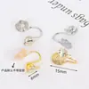 Convertidor de Clip para Oreja, Pendientes de Clip para Oreja sin Perforar, Accesorios para Joyería DIY, Pendientes Invisibles de Clip para Bobina de Mosquito Personalización
