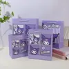 Bolsa de Regalo Sanrio con Licencia Oficial Kuromi Kuromi Bolsa de Regalo de Cartón Blanco Bolsa de Regalo Bolsa para Dulces de Halloween