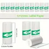 Impresora de Corrección de Errores de Venta Caliente Transfronteriza Papel Térmico Papel de Etiqueta 57*25mm Adhesivo Colorido Impresión de Corrección de Errores