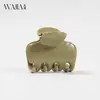 Wjia Accesorios Franceses para el Cabello Procesamiento Personalización Pinza de Tiburón Pinza para Recogido Parcial Personalización por Dibujo o Muestra Pinza de Garra Fabricación de Muestras