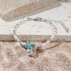 Pulsera Transfronteriza Europea y Americana Estilo Natural de Estrella de Mar y Concha con Caracola y Cuentas de Arroz, Cordón Fresco y Elegante de Cinco Colores