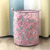 Cesta de lavandería sucia de tela al por mayor del fabricante, cesta de almacenamiento plegable para ropa sucia, contenedor de almacenamiento de muñecas, cesta de lavandería de algodón y lino