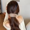Horquilla de felpa de alta gama para otoño e invierno, accesorios para el cabello de mujer, horquilla para la parte posterior del cabello, horquilla de moda que combina con todo, pinza de plátano, accesorios para el cabello