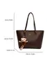 Bolsa Tote Casual de Gran Capacidad para Mujer 2026 Invierno Nuevo Estilo Versátil de Moda de Gama Alta para Hombro o Axila