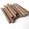 Varillas redondas de palo de rosa, tiras de madera perforadas, varillas de soporte de madera de ala de pollo, varillas redondas de madera, varillas de nogal negro y haya (talla para pre-ordenar).