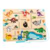 Mu Zhile Educação Infantil Sabedoria Diversão Contas Magnéticas Puzzle Ensinando Brinquedos Exercício Movimentos Finos Cor Cognição Madeira