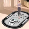 Tapete de Yoga Antiderrapante para Crianças, Uso Doméstico, Tapete Esportivo Espesso para Fitness, Padrão Geométrico, Corda de Pular Antiderrapante, Absorção de Choque, Tapete de Piso com Isolamento Acústico