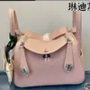Bolso de Cuero Genuino Lindy para Mujer 2024 Bolso de Doctor Mini Bolso de Axila Almohada Bolso de Mano Cruzado Bolso de Medicina con Diseño de Cerradura
