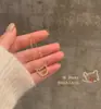 Colar de urso estilo coreano ins para mulheres 2023 verão luxo leve design de nicho simples corrente de clavícula versátil para mulheres