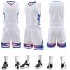 Novo Conjunto de Uniforme de Basquete para Homens, Uniformes de Equipe de Competição para Estudantes Universitários de Verão, Uniformes de Treinamento para Crianças, Camisas Personalizadas com Impressão Digital para Mulheres