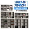 Gabinete de Zapatos para Personal de Acero Inoxidable 304 Vestidor Múltiples Compartimentos Taburete para Cambiarse los Zapatos de un Solo Lado y de Doble Lado Gabinete de Almacenamiento para Zapatos de Taller Libre de Polvo con Puerta
