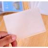 Portatarjetas de Identificación Desmagnetizante Antimagnético Esmerilado Transparente Almacenamiento de Tarjeta Bancaria Tarjeta de Membresía de Autobús Tarjeta de Seguro Social Funda Protectora de Documentos