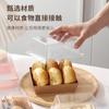 Caja Sándwich nieve Mei Niang hilo de carne seca concha pequeña papel transparente caja de plástico pastelería occidental pastel pan caja para hornear mayoreo