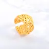 Anillo de Malla Tejida Ancho de Moda Retro Diseño de Nicho para Hombres y Mujeres, Joyería de Mano Versátil de Gama Alta y Moderna