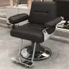 Silla de Peluquería Famosa en Internet, Silla de Acero Inoxidable para Permanente, Teñido y Corte de Cabello, Altura Ajustable, Giratoria, Silla de Peluquería Engrosada