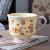 Taza de cerámica de dibujos animados linda de alto valor, taza de animal, taza para beber para estudiantes y niños, taza para hombre y mujer, taza de café