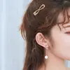 Clip para Flequillo de Venta Caliente Clip para el Cabello Clip Lateral de Estrella de Nicho para Mujer Clip de Aleación para Cabello Roto Clip de Pico de Pato Clip de Una Palabra Personalización