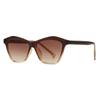 Adornos de comercio transfronterizo gafas de sol de diamante ojo de gato para hombre modernas retro fotografía callejera pasarela para mujer 35021