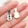 50 Tipos de Colgantes de Gota de Aceite para Instrumentos Musicales, Notas de Fonógrafo y Piano, Pendientes DIY, Pulseras, Accesorios de Joyería al por Mayor