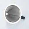 Filtro de Café, Filtro de Café Americano por Gotejamento de Camada Dupla 304 de Alta Qualidade, Filtro de Aço Inoxidável, Funil