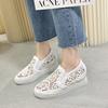 Comercio exterior verano nuevo malla hueca zapatilla ligera blanca almohada red de grulla zapatos mayor transpirabilidad casual zapatos blancos