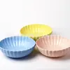 *Nuevo 0754+0756+0758* Set Pétalo* Vajilla de Cerámica* Set Macarrón* Set de Tres Piezas Flor