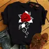 Nueva Harajuku Mujer;s Camiseta Moda Creativa Reose Musical