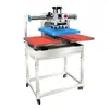 Máquina Pneumática de Prensa Térmica de Estação Dupla com Deslizamento Automático para Cima Máquina de Transferência de Calor para Camiseta Máquina de Prensagem Máquina de Fixação de Strass Máquina de Impressão em Vestuário