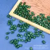 Óleo de jade quartzo ciano jade em pedra contas semente de gelo Passepartout contas soltas contas de arroz verde-óleo joias DIY pulseira colar