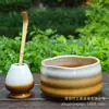 Conjunto de Tigelas para Matcha, Ferramentas para Matcha, Batedor de Chá, Batedor de Chá com 100 Dentes, Matcha Adequado para Sala de Chá e Uso Doméstico, Impressão de Logotipo Disponível