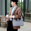 Bolsa para laptop, bolsa para computadora portátil, bolsa interior ligera tipo funda, bolso de hombro cruzado para computadora de negocios, bolsa simple para documentos