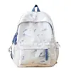 Nicho Tendencia Nacional Nuevo Estilo Mochila Femenina Secundaria y Preparatoria Estudiantes Universitarios Mochila de Diseño Simple Nueva Mochila Ligera