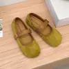 Mocasines de suela blanda, Zapatos planos de noche, Nuevos zapatos Mary Jane para mujer, Estilo casual francés para vestidos, Verano y Otoño 2026
