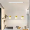 Lámpara de araña para restaurante, simple y moderna, estilo crema de moda, lámpara de mesa larga tipo barra, accesorios de iluminación artísticos de alta gama para comedor
