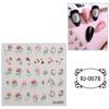Zhengxiang transfronterizo 2023 pegatinas para uñas relieve 5D Halloween Navidad niños europeos y americanos pegatinas para uñas personalizadas venta al por mayor