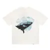 Camisetas Casuales Holgadas de Manga Corta para Hombre y Mujer, Verano Europeo y Americano, Transfronterizas, Representando Tendencia, Retro, Desgastadas, Lavadas