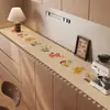 Alfombrilla para Mesa Aparador Estilo Wabi-Sabi, Alfombrilla Protectora para Encimera de Mueble de TV, Mantel de Lujo de Gama Alta Estilo Vintage para Mesa de Zapatero de Entrada