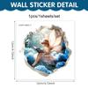 Temu Nuevo Rincón de Lectura de Hadas Línea Adhesivo Decorativo Pvc Autoadhesivo Efecto 3D Pared Rota Entrada Escalera Adhesivo de Pared