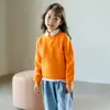 Suéter de Lana 100% Tejido Camiseta Interior Suéter de Cuello Semi Alto para Niños y Niñas Bebé Color Sólido Suéter Grande para Niños
