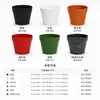 Mini Vaso de Flor de Cerâmica Imitação, Plástico Anti-Queda Montado no Carro Vaso de Flor Falso de Terracota para Suculentas, Vaso de Plantio de Planta em Vaso de Natal, Transfronteiriço