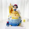 Decoraciones y Adornos para Pastel de Cumpleaños Infantil Escena de Muñecos de Blancanieves y los Siete Enanitos Accesorios para Insertar en Repostería