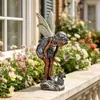 Popular Hada de las Flores con Efecto Bronce Imitación Decoración Exterior para Jardín y Patio Artesanía de Resina, Personalizable desde la Fábrica de Origen