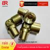 Conector de rosca em ângulo reto Beirun latão alternativo doméstico junta 1202P-4-4B