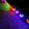 Luzes Pendentes Bola de Onda Solar Explosiva Luzes Coloridas para Paisagem Externa Luz de Rua de Bola de Vidro LED Decoração de Jardim Luzes Pendentes