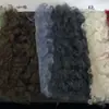 Tecido de Lã de Cordeiro Espessado Médio com Gradiente, Tecido de Lã de Cordeiro Cor Sólida Tie-Dye para Brinquedos, Roupas Infantis e Roupas de Exterior