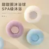 Nueva Bola de Baño Perezosa con Ventosa, Masaje Espumoso y Bola para Eliminar la Suciedad, Herramienta Grande Exfoliante para Frotar la Espalda 2 en 1